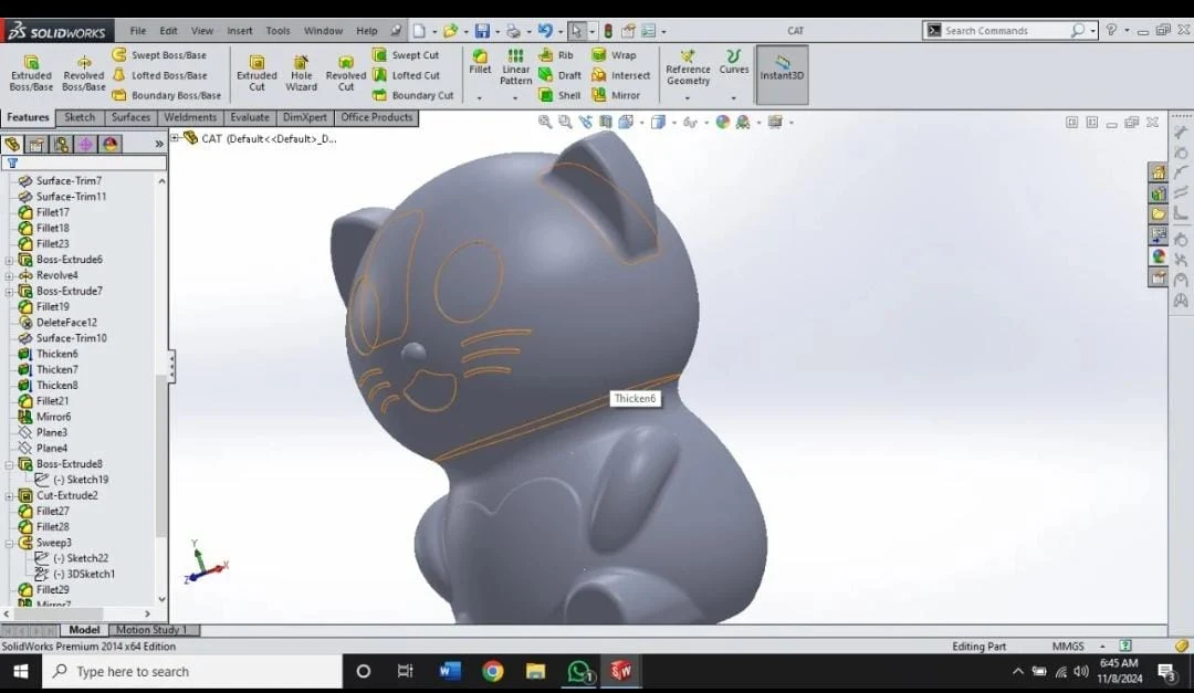 3D Printing and CATIA product design — Sankarganesh Rathinavel